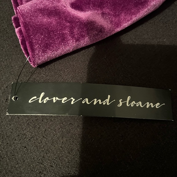 Purple velvet dress from clover and sloane . - Picture 3 of 3